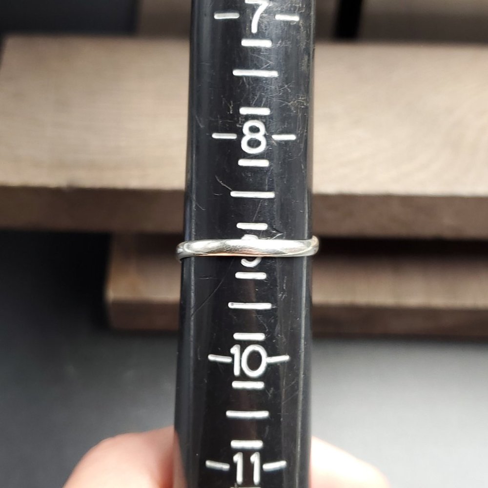 Size 9 Sterling Silver Cool Double Larimar Stones Ring - Picture 5 of 7